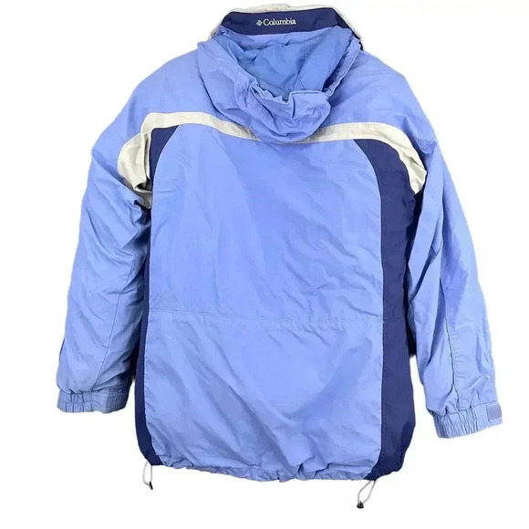 Columbia Sportswear Interchange Jacket Blue Beige LARGE Core Winter Women's - Picture 2 of 16